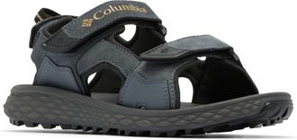 Columbia Mens Konos Hiker 3-Strap, Sports and Outdoor Sandals, Graphite/Black, 12