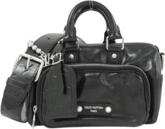 Louis Vuitton Pre-owned Boston Bag - Dames - Vintage Handtas - Zwart - ONE Size - Leer - Vintage