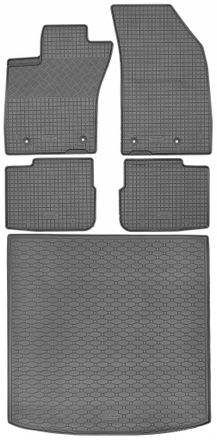 OEM Fiat Tipo Kombi Desde 02.2017 Set - Alfombrillas De Goma Para Coche + Alfombrilla Para Maletero