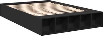 vidaXL Vidaxl - Estructura de cama madera de ingeniería negra 120x200 cm