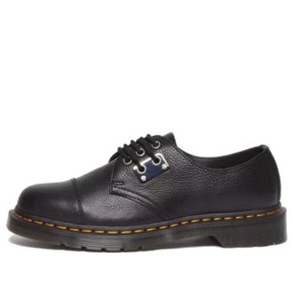 Dr. Martens Dr.Martens 1461 Toe Plate Lunar Leather Oxford Shoes Black Milled Nappa 31684001