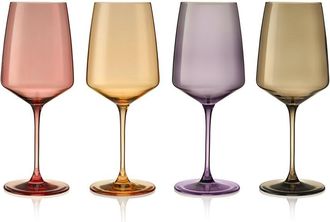 Viski Set Of 4 Reserve Nouveau Assorted Daybreak Glasses
