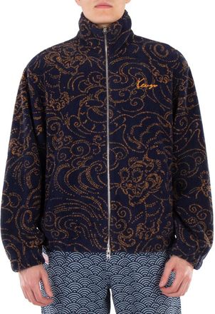 Kenzo Embroidered Logo High-Neck Jacket, Size Medium