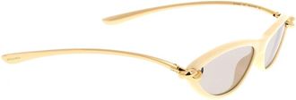 Bottega Veneta Zonnebrillen - Dames - Zonnebrillen - Geel - ONE Size - Accessoires
