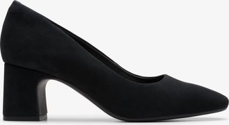 Clarks Fernie Court Black Suede