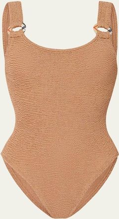 Burberry x Hunza G Domino One-Piece Swimsuit