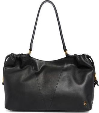 Vince Camuto Leane Leather Tote in Black at Nordstrom Rack