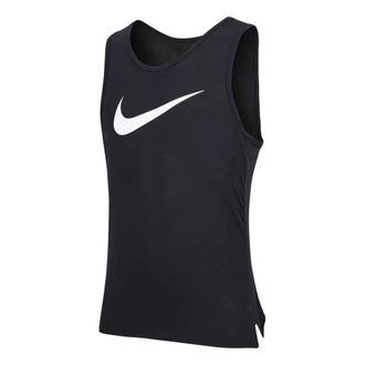 Nike Dri-fit Sleeveless Crossover Top Black 928738-010