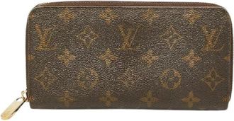 Louis Vuitton Pre-owned Wallets, female, Brown, Size: ONE SIZE Pre-owned Zippy Wallet Monogram Long Wallet