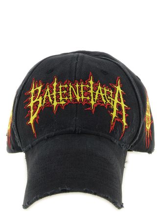 Balenciaga Black Logo Baseball Hat