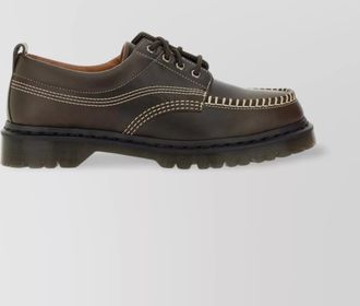 Dr. Martens chunky sole loafers contrast stitching
