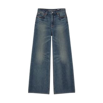 Denham the Jeanmaker Miku Tsumugi Jeans - Dames - Jeans - Blauw - Maat: W29 L32 Katoen