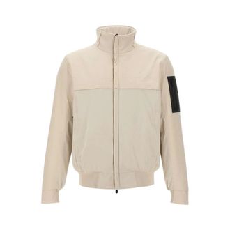 HUGO BOSS Jassen, Heren, Beige, S, Nylon, OW League Jadon Jacket