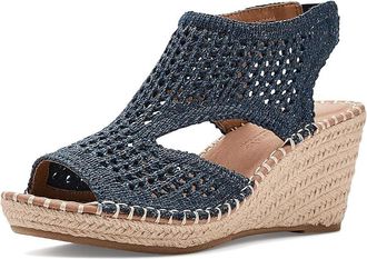 Gentle Souls Cody Knit Womens Wedge Shoes Navy Knit : 7.5 M, Leather/Suede