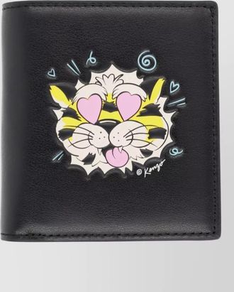 Kenzo bi fold wallet graphic print design