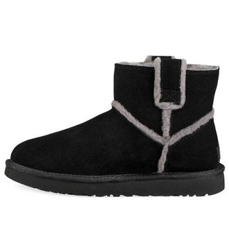 UGG (WMNS) UGG Classic Mini Spill Seam Fleece Lined Black 1100211-BLK