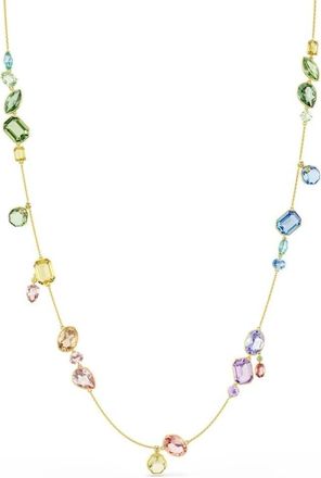 Swarovski Gema Strand Gold-Tone Plated Necklace