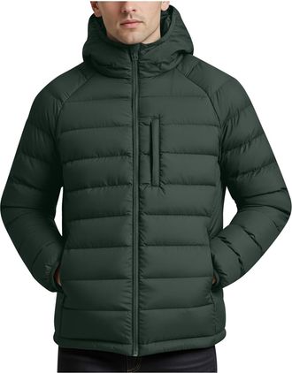 Generic Mens Padded Jacket Warm Puffy Coats Soft Full Zip Thermal Waterproof Jackets Quilted Windproof Insulated Coats Lightweight Puffer Jacket for Hiking Ca