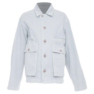 Christophe Lemaire 2025 Blue Cotton Denim Workwear Jacket