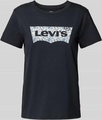 Levi's T-Shirt mit Rundhalsausschnitt Modell THE PERFECT TEE ANANDA in Black, Größe XS