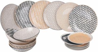 Villa D'Este Home Tivoli servizio piatti villa deste soho in porcellana, 18 pezzi