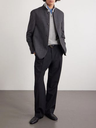 Fedeli Cashmere Half-Zip Sweater