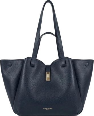 Lancaster Sac cabas &eacute;paule L Milano Horizon - Dames - Shoppers - Blauw - ONE Size - Leer - Tassen