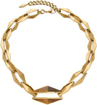 Jimmy Choo London Collana Diamond Chain - Oro