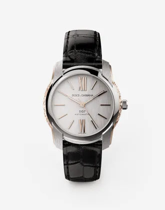 Dolce & Gabbana Dg7 Gattopardo Watch - Man Watches Silver Onesize