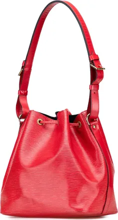 Louis Vuitton Pre-owned Womens Petit No Bucket Bag - Red Leather - One Size