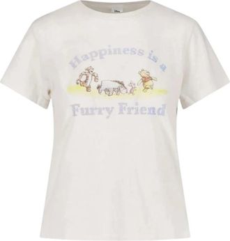 Re/Done Classic Tee - Dames - T-shirts - Beige - S - Katoen - Tops