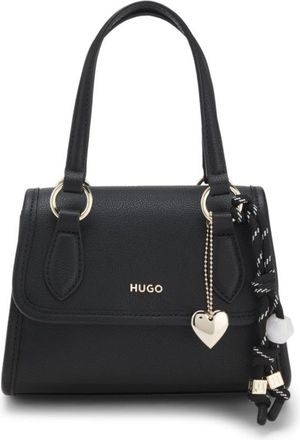 HUGO BOSS Top-handle bag with branded charms