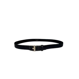 Dior Pre-owned Snake-Embossed Clasp Belt - female - Dior Vintage - Vintage Belts - Black - ONE SIZE - Pre-owned