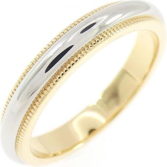 Tiffany & Co. Yellow Gold (18K) Platinum 950 Band Ring (Pre-Owned)