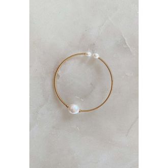 Untamed Petals Parlor Pearl Bracelet in Gold at Nordstrom