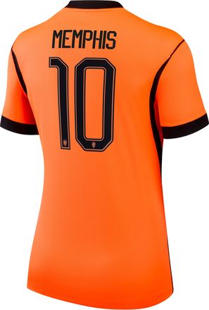 Nike Memphis Depay Netherlands National Team 2026 Stadium Home Nike Womens Dri-FIT Soccer Jersey in Orange | NN203949331-NED