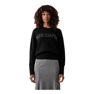Patrizia Pepe Pullover Loungewear a girocollo - - Knitwear - Donna - Nero - M