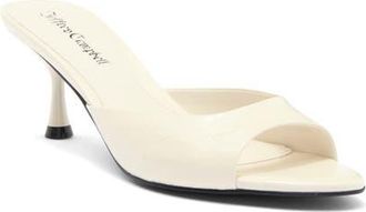 Jeffrey Campbell Spy-Kid Slide Sandal in White Crinkle at Nordstrom, Size 9.5