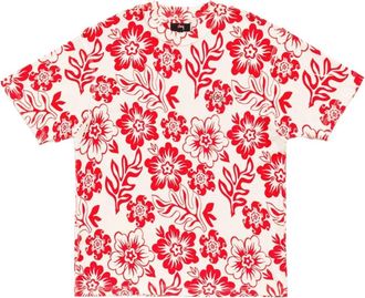 St&uuml;ssy Lazy Floral T-Shirt White 1140407-WHIT