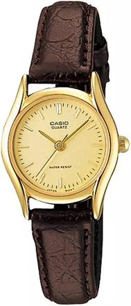 Casio Vintage Genuine Leather Band /Brown Gold Analog LTP-1094Q-9A