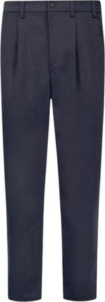 People of Shibuya Kobra Pm 931 - Heren - Slim Fit Broeken - Blauw - L - Leer - Broeken