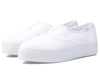 Keds Point Slip On Womens Shoes White Canvas : 10.5 B - Medium