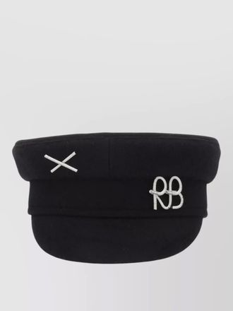 Ruslan Baginskiy cap embroidered crest and metal accents