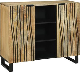 vidaXL Sideboard Brown 90 x 33 x 75 cm Solid mango wood vidaXL