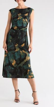 Connected Mesh Midi Dress in Hunter at Nordstrom Rack, Size 4