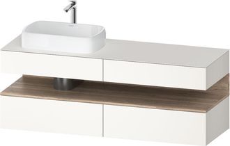 Duravit Qatego Consola Mueble Bajo Lavabo, 2 Extensiones, 2 - Duravit