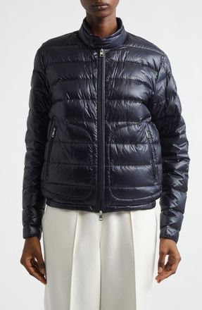 Moncler Lans Down Jacket in Navy/Navy at Nordstrom, Size 00