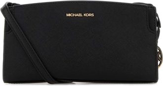 Michael Kors Black Leather Becca Crossbody Bag