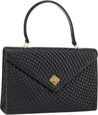 Bally Pre-owned Leren Handtas - Dames - Vintage Handtas - Zwart - ONE Size - Leer - Vintage