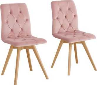 ANDAS Esszimmerstuhl »Rania« (Set) 2 Stk.im 2er/4er/6er Set, Massivholzbeinen